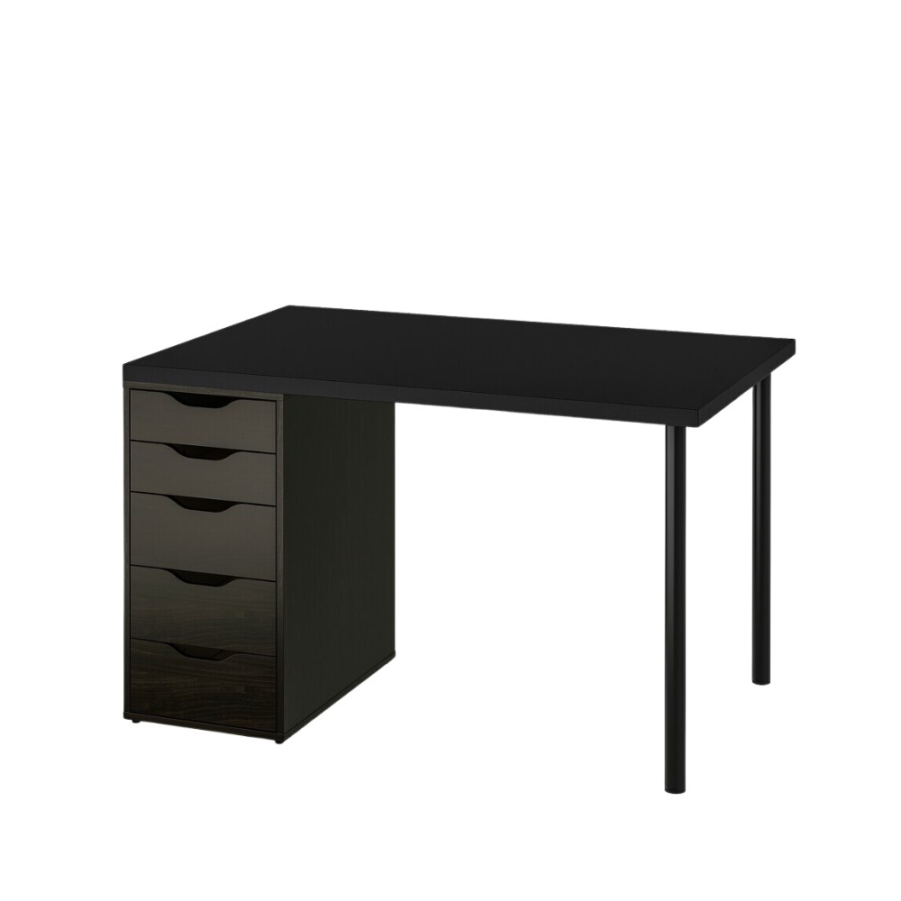 Bàn IKEA hộp tủ đen